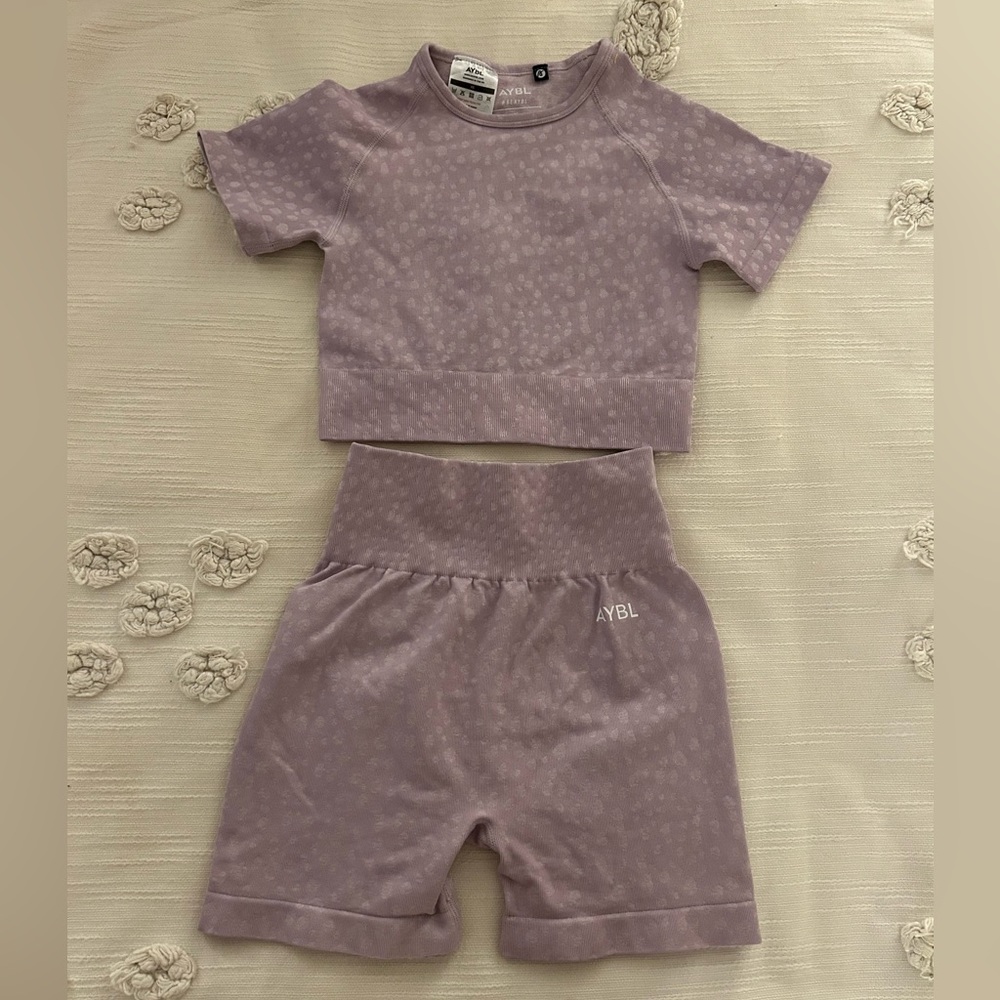 AYBL purple workout set